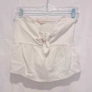 Pacsun white sleeveless tie top.